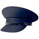 Schirmmütze im Chauffeur-Stil, Größe 56 cm, traditioneller Stil, ideal für Hochzeiten, Schulbälle und besondere Anlässe, Fahrmütze, Größe 58 cm, US-Größe 1/4 Zoll