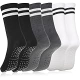 3 Paar Stoppersocken Damen Yoga Socken, Pilates Socken, Yoga Socken Damen 39-42, Antirutschsocken Damen, Yoga Socken für Damen und Stoppersocken Herren, Pilates, Yoga, Tanz Ballett Trampolin Fitness