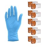 ABENA Nitril Einweghandschuhe 2000 Stück (10 x 200 Pack) -Größe XL. Lebensmittelecht, Reißfest, Latexfrei, Puderfrei, Hygienische Handschuhe brauchbar für Reinigungsarbeiten, Schönheitssalon & Zuhause