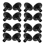 CONGARTENO 20 Stück Teiliges Beckenhülsen aus Robustem Kunststoff Schützende Trommel Beckenständer Zubehör Kompatibel mit Verschiedenen Schlagzeug sets Leicht und Tragbar für Proben und