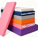 Generisch Bankkissen Bankauflage Nach Maß, Sitzkissen Bank mit ReißVerschluss Abnehmbarem Schlippabsicher, Sitzauflage Bank für Innen Outdoor Fensterbank Couch Sitzbank Eckbank Auflagen,Thick 4CM