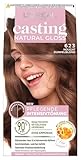 L'Oréal Paris Coloration, Intensivtönung, Für alle Hauttypen, Ohne Ammoniak und Silikone, Abdecken grauer Haare, Casting Natural Gloss Haarfarbe, Nr. 623 Nougat Dunkelblond (Blond), 1 Stück