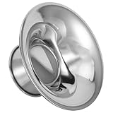 JECOMPRIS Edelstahl Salatschale 400 ml Multifunktionale Müslischale Soßenbecher Robuste Metallschüssel für Küche Gastronomie Wiederverwendbar 136 X 136 X 64cm