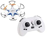 Simulus Minidrohnen: Mini-Hexacopter m. 6-Kanal-Funk-Fernsteuerung (2,4 GHz), 6-Achsen-Gyro (Spielzeug für Mann, Junge, Kerl, Accu Helicopter, Ferngesteuertes)