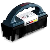 Glart 45THB Premium Hundebürste Tierhaarbürste, entfernt Tierhaare und Schmutz von allen Auto Sitzen, Polstern, Teppichen, Anthrazit/schwarz