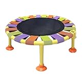 Faltbares Trampolin, Fitness-Trampolin | Übungs-Sprungbett Rundes Hüpfbett Für Kleinkinder, Rebounder Sport Trampolin Mini-Trampolin Gartentrampolin Für Kinder Erwachsene, Tragfähigkeit 165 Pfund