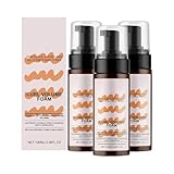 Curl Volume Foam, Leichter Styling-Schaum für Locken, Luftige Lockenschäume für voluminöses Haar, Haarschäume für extra Halt und Styling-Ergebnisse (100ml, 3pcs)