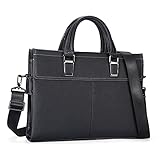 Business Aktentasche Mode Herren Querschnitt Schulter Umhängetasche Business Tasche Laptop Handheld Computer Tasche (D