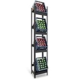 Floordirekt Getränkekistenregal für 4 Kisten - 200 x 40 x 30 cm - Getränkeregal, Kastenregal für Getränkekisten, Flaschenregal, Kastenständer - Regal für Getränkekästen (Osaka)