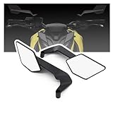 VAEVEN 2 Stück Motorrad Rückspiegel für BMW R1250GS Rallye HP, Einstellbare Drehbare Motorrad-Seitenspiegel, Unsichtbarer Windflügel Motorrad Spiegel Modifizierte Motorradspiegel