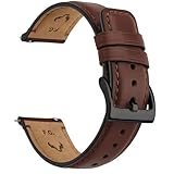 Fullmosa Leder Uhrenarmband Vintage-Ersatzarmband, Uhrenarmband 22mm 20mm 24mm 19mm 18mm Armband Uhr Zubehör für Herren Damen, Uhrband für Smartwatch und Universal-Uhren