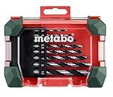 Metabo Holzbohrer-Kassette SP – 626705000 – Für präzise Bohrungen in Hart- und Weichholz, Sperrholz und Spanplatten – 8-teilig