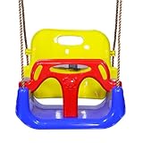 ZERRO Babyschaukel Kinderschaukel Outdoor und Indoor Verstellbar 50KG Ab 2 Jahren,Rot