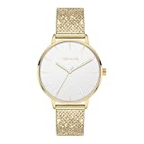 Tamaris Damen Analog Quarz Uhr mit Edelstahl Armband TT-0149-MQ