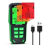 RDINSCOS EMF-Messgeräte Wiederaufladbarer Digitaler Elektromagnetische Felder Strahlung Messgerät Handgehaltener Strahlungsdetektor für EF,MF,RF,WiFi,Microwave RF Messgerät