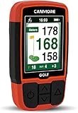 Canmore HG200 Golf-GPS – Wasserdichtes 2-Zoll-Vollfarbdisplay mit über 41.000 wichtigen Golfplatzdaten und Spielstand – Kostenlose Golfplätze weltweit, Tendenz steigend, Orange