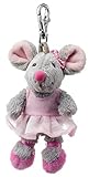 Schaffer Knuddel mich! 0242 Anhänger maus, unisex-child, Grau, ca. 11 cm