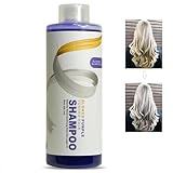 Pemarlis 500ml Shampoo Anti-Gelbstich,Das Anti-Gelb-Shampoo für blonde,Graue und Weiße Haare,Purple Shampoo Für Gebleichtes & Aufgehelltes Haar,Blond Shampoo,