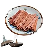 Sandelholz-Räucherstäbchen – Sandelholzstäbchen | Natürlich leicht duftende Holzstäbchen | Bio-Räucherstäbchen aus wildem Sandelholz mit natürlichen aromatischen Inhaltsstoffen, rauchfreier Räucherstä