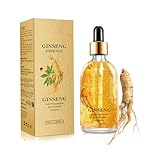 Ginseng Anti-Falten Serum Gesicht, Ginseng Gold Polypeptide Serum, Anti-Aging Ginseng Peptide Gesichtsserum für Gesichtspflege - Straffung, Reduzierung feiner Linien und Feuchtigkeit, 100ml