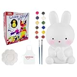 Mallampen-Set – Osterhasen-Bastellicht-Set | Kreatives interaktives niedliches Mallampen-Set für Schule, Mädchen, Jungen, Teenager, Kinder, Familienaktivität, Halloween, Weihnachten