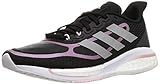adidas Damen Supernova + W Laufschuhe, Core Black Silver Met Pink Met, 43 1/3 EU