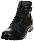 JACK & JONES Herren Jfwalbany Leather Antraciet Chukka Boots, Anthrazit, 44 EU