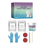 Handabdrücke zum Selbermachen – Gipsabdruck, Handabdruck-Designer, Skulptur, inkl. Aufbewahrungsbox mit komplettem Zubehör | ideal für