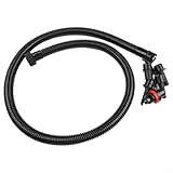 CashMuch Aufblasbarer Bootspumpenschlauch, 1,2 m, PVC-Ersatzanschluss für Paddleboard und Floß