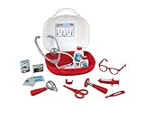 Smoby Toys - Arztkoffer Kinder (klein) - Spielzeug-Doktorkoffer mit Zubehör (15 Teile) - Medizin-Koffer für Kinder ab 3 Jahren