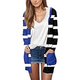 SCBFDI Windjacke Damen Leicht Sportjacke Strickjacken für Strickjacke Cremeweiß Übergangsjacke Hellgrün Hellblau Baumwolle Leinen Outfits Multi XL, Strickjacke Damen Pink Orange