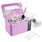 Ultraschallreiniger Schallreinigerfür Brillen 600ml,50W Brillenreinigungsgerät UltrasonicCleaner mit5Modi 43kHzUltraschallreinigungsgerät BrilleUltraschallbad Ultraschallgerätfür BrillenOlive