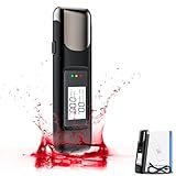 Olubfdh Alkoholtester, Aufladbar Alkoholtester Polizeigenau mit Digitaler Blauer LCD-Anzeige, Mouthpieces unnötig，Atemalkoholtester für Den Persönlichen und Professionellen Gebrauch