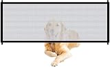 Treppenschutzgitter, Absperrgitter Hund, Türschutzgitter Hund, Hundeschutzgitter, Hundebarrieren, Faltbar Trennwand Installieren überall für Hunde Katzen, 180 * 72cm