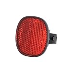 FISCHER Erwachsene Reflektor Heck Universalhalterung, rot, Universal