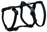 TRIXIE Führungsgurt Stay, S-M, 40-65 cm, 15 mm, Schwarz