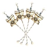 BESPORTBLE 4 Stück Teiliges Metall Docht Halter für Kerosin Öllampen Vintage Stil Brenner Ersatzteil für Retro Petroleum Lampe Langlebig Praktisch Installieren für Innenräume und Sammler