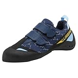 ZHENSI Kletterschuhe Herren Damen Jugend Anfänger Professionelles Klettern Bouldern Trainingsschuhe,Blau,39 EU