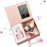 Aromatherapie-Box Für Damen – Duft-Spa-Set, Blumen-Duftbox | Kreative Souvenir-Aromatherapie-Box, Gute Besserung-Duftbox Mit Blumen, Kreativer Duftstäbchen-Diffusor Für Entspannungs-Spa, 25 X 20 X 8 C