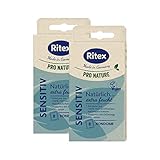 Ritex Pro Nature Sensitiv Kondome - natürlich extra feucht - nachhaltig fair Made in Germany, 16 Stück