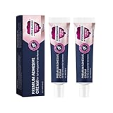 2 Stück Prothesencreme | Thermoplastischer Prothesenkleber | Haftmittel Für Zahnprothesen | Klebstoff Zur Befestigung Von Prothesen | Prothesenkleber Haftkleber Erneuert Festigt Lose Zahnprothesen