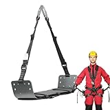 Klettergurt – verstellbarer Sicherheitsgurt für Bergsteigen | Bequeme Kletterausrüstung für Gerüstarbeiten und Camping | Strapazierfähiger Gurt für Lineman-Service und Outdoor-Aktivitäten | Protective