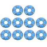 BESPORTBLE Kleiner Schwimmringe 10 Stück Kleine Schwimmreifen aus Kunststoff für Miniatur Hausdekoration und Party Deko Spielzeug zur der Feinmotorik