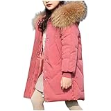 Generisch Mädchen Parka Mantel Winter Warm Puffer Jacke Kapuze Mode Warm Jacke Mantel Wintermantel Mädchen Winterjacke Mit Kapuze Daunenjacke Dicke Winddicht Winter Puffer Coat Kinder Kapuzenparka