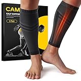 CAMBIVO Wadenbandage x2, Kompressionsstrümpfe Herren Damen, Waden Kompression, Kompressionssocken ohne fuß für Sport, Laufen, Schwellung, Muskelfaserriss