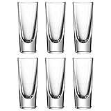 LEONARDO HOME Gilli Grappa-Glas, Schnaps-Becher aus Glas, spülmaschinengeeignete Stamper, 6er Set, 15 cl, 043406