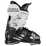 ATOMIC HAWX ULTRA 85 W GW Skischuhe - Größe 25/25.5 - Damen-Skischuh in Schwarz / Weiß - Boots mit 3D Knöchel & Ferse für anatomische Passform - Schmale Skistiefel mit 98 mm Passform