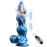 Anal Dildo Vibrator mit 10 Stoßfunktion Heizung Vibration Vibratoren Vibratorensets Analplug Prostata stimulation Sex Spielzeug für die Frau Männer Analdildos Monster Fantasy Knoten Dildo Sex Toy