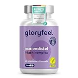 Mariendistel Kapseln - 500mg Hochdosiert - Mariendistel Artischocke Löwenzahn Desmodium im 4-Fach Komplex - 120 vegane Kapseln - Laborgeprüft, ohne Zusätze in Deutschland hergestellt