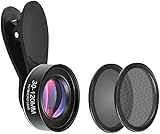 Makro-Objektiv mit großer Reichweite, 30–120 mm, für iPad, iPhone, Samsung, Android, Pixel, Telefon, Makro-Objektiv mit Sternenlicht, CPL-Filter und 37-mm-Objektiv-Clip